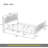 Traditional Style Rattan Bed Frame,No Box Spring Needed-1770551736-1770551743