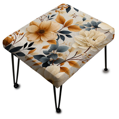 Repose-pieds Boho Earthy Blooms