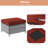 Castlegar 5 - Person Patio Conversation Set with Cushions-94988979-94988975