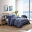 Nautica Addison Cotton Reversible Blue Quilt Set-78045638