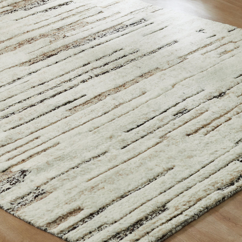 Sorrento Hand Knotted Wool Area Rug, Rectangle 9' x 12'