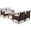 Mobilier de jardin 4 pièces