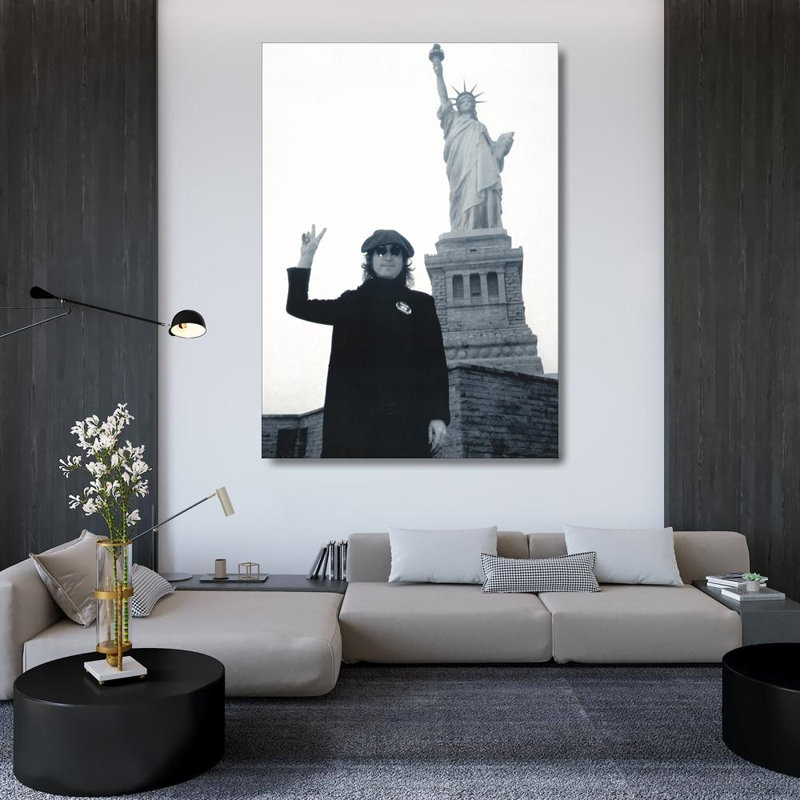 John Lennon à New York, H 48 po x l 34 po