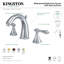Robinet de salle de bain espacé Kingston-11176995