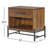 Midland 29" Wide Warm Amber Select Hardwoods Walnut Veneers Open Nightstand