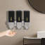 Distributeur de savon triple mural-2096992868