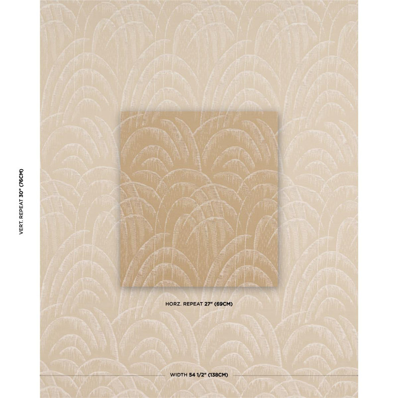 Voussoir Moderne Cotton Blend Fabric, Sand