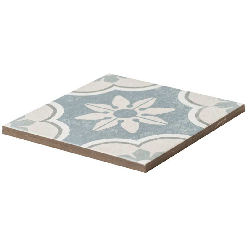 Carreau de porcelaine mat à motif 6 po x 6 po Oheka, Montauk