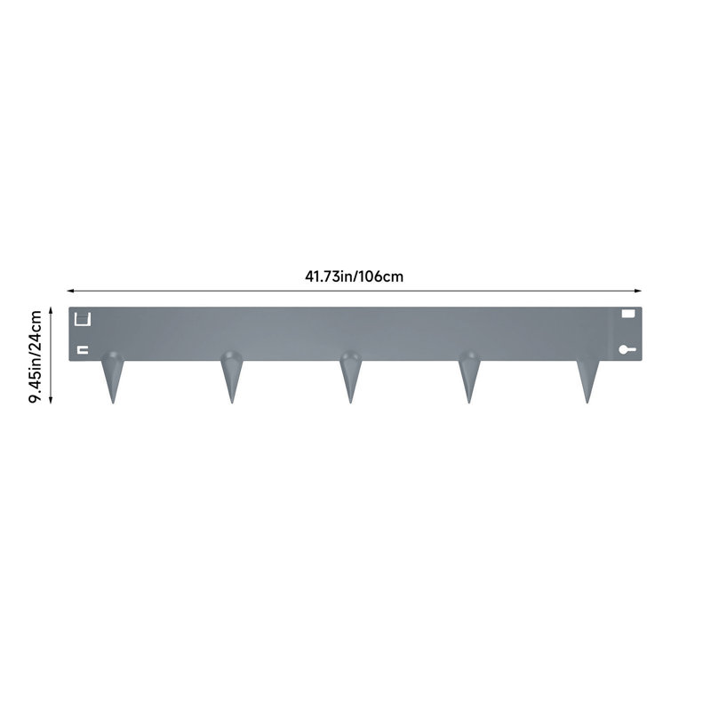 106 cm W Border Fencing, 24cm H x 106cm W