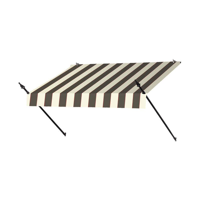 Awning in a Box Designer 4 ft. W x 3 ft. D Woven Acrylic Retractable Standard Window Awning, H 32 po x l 74 po x P 36,5 po