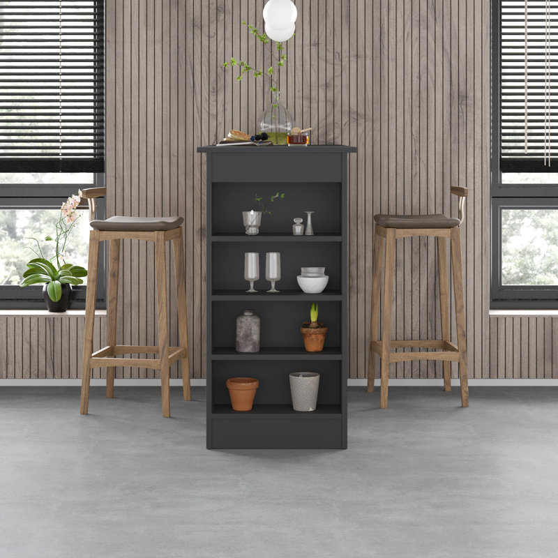 Liviah 117 Dining Table Stylish Multi-Functional Kitchen Table, Grey, Grey