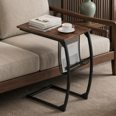 C Table Semi-Circle Side Table