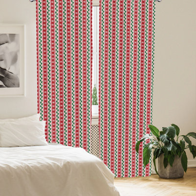 Snowflake Semi-Sheer Rod Pocket Sliding Panel