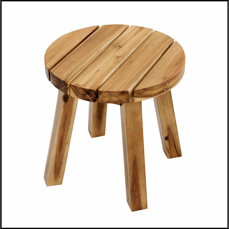 Table d'appoint ronde P 16 x 16 po, bois massif