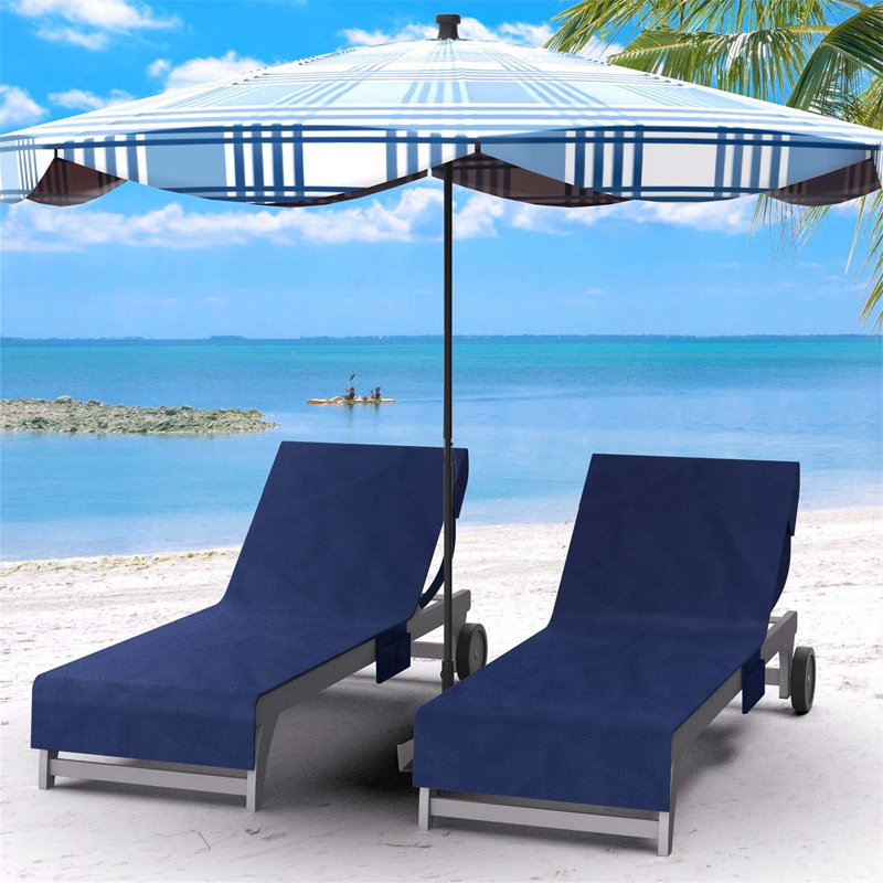 100% Cotton Beach Towel, Navy