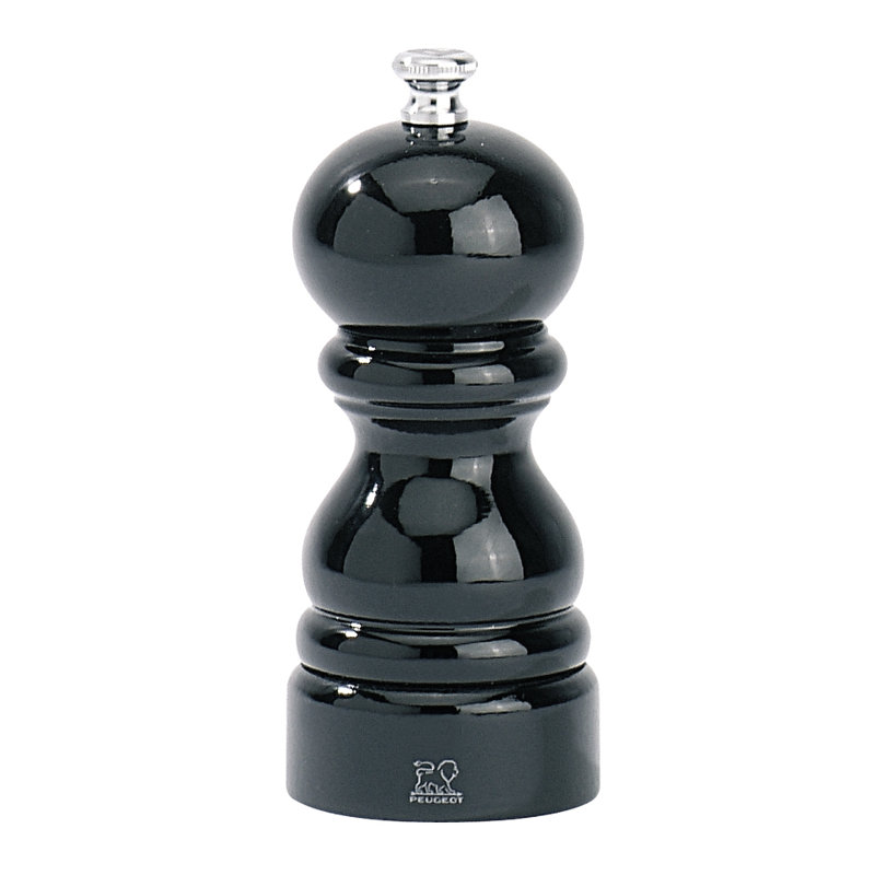 Brand Paris Wood Pepper Mill, 12cm H, Black