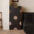 Black Combination Wood Single Cabinet with Drawer