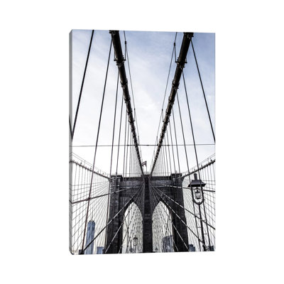 Brooklyn Bridge II 1 Piece Wall Art on Canvas