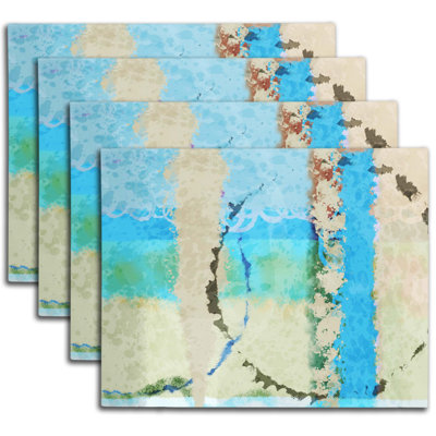 Napperon abstrait en polyester