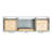 Tidworth 66'' Solid Wood Single Bathroom Vanity with 1.5'' Carrara Marble Top-119088805-91360833