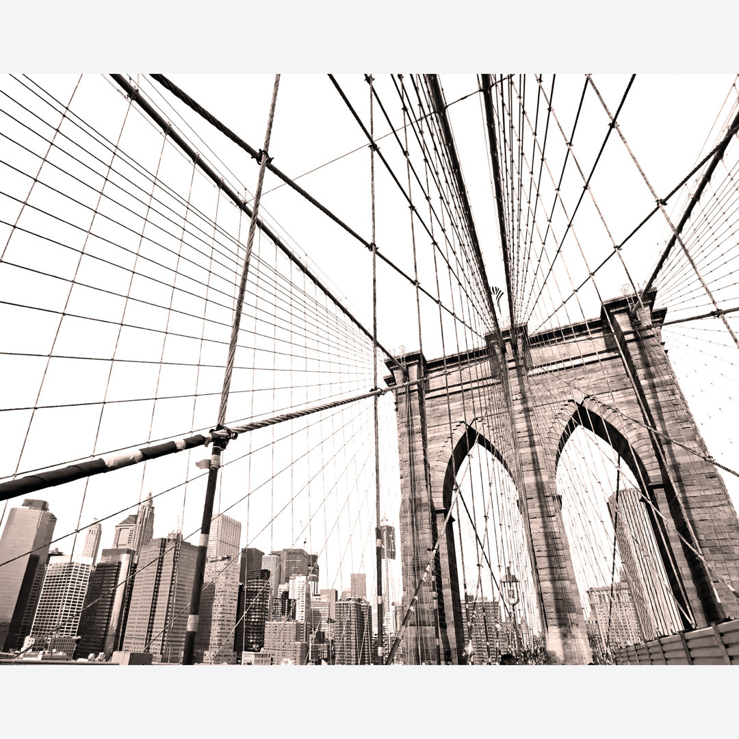 Brooklyn Bridge Matt Smooth Paste the Wall Mural 350cm wide x 280cm high