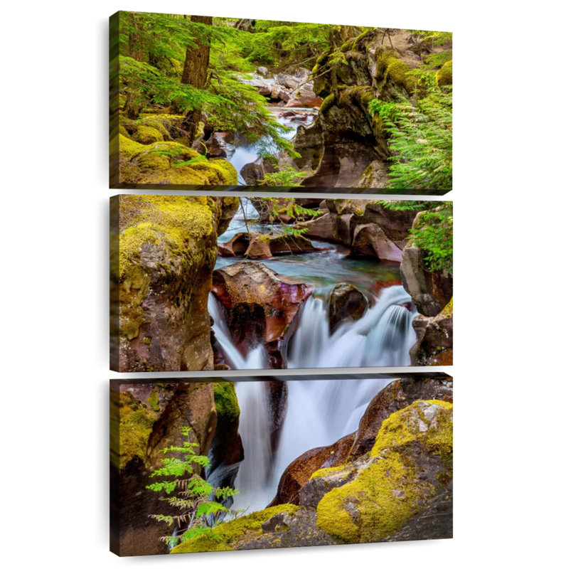 Alvord Avalanche Gorge Waterfall, 65" H x 42" W