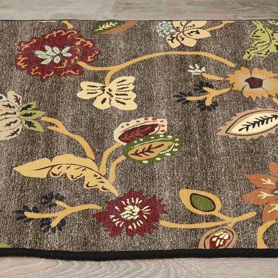 Luxurious Hall Carpet, 100% Velvet Fabric, 2.6 x 9.8 ft | Antibacterial & Non-Slip | 0.4 in Pile Height, Machine Washable | Durable Woven Design with 3D Digital Printing | Perfect for Home Entryways & Living Rooms