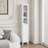 66.92" Tall Bathroom Storage Cabinet With Adjustable Shelves,Slim 1 Doors Freestanding Cabinet With Anti-Tip, Open Compartments