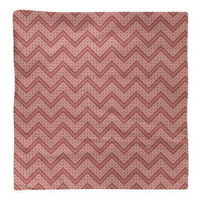 Serviette en coton à motif à chevrons à la main Stephenie