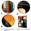 Popart sur fond noir et orange-91382313-91382311