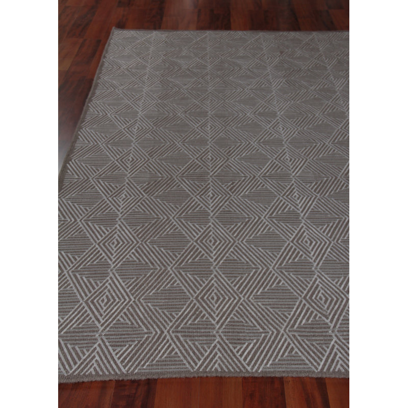 Pavilion Geometric Area Rug in Gray, Rectangle 12' x 15'
