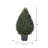 36'' Faux Pine Topiary in Pot