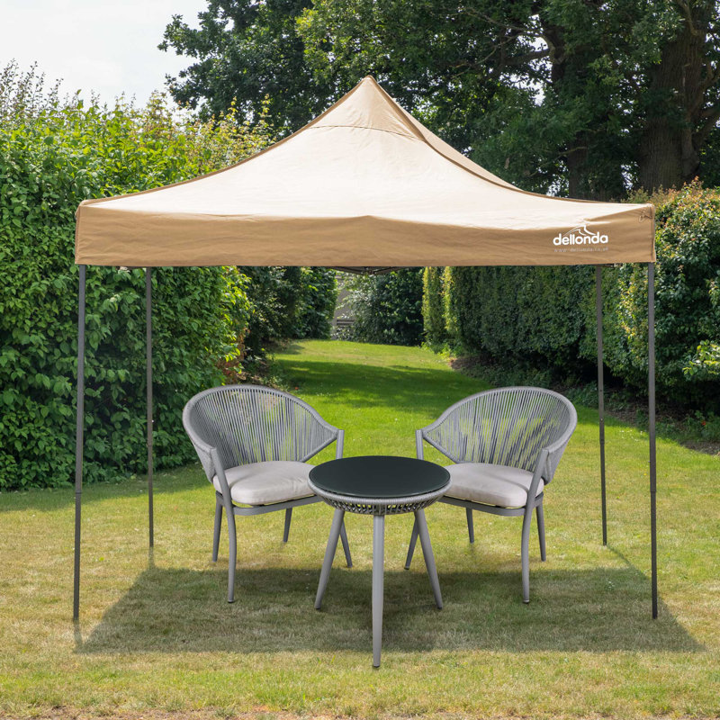 Premium 3m x 3m Steel Pop-Up Gazebo, Beige