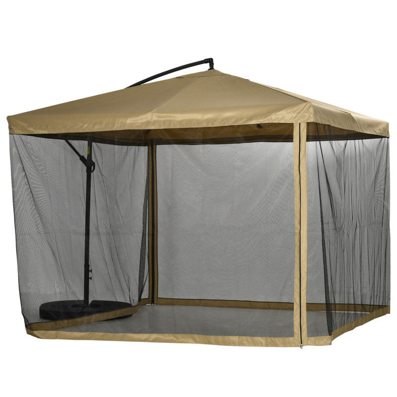 Parasol excentré Monos Latitude Run®, Beige
