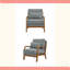 Easy-To-Assemble Cozy Wooden Lounge Chair