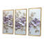 Mauve lilas Melody II - ensemble d'art mural lilas-222877380-222877383