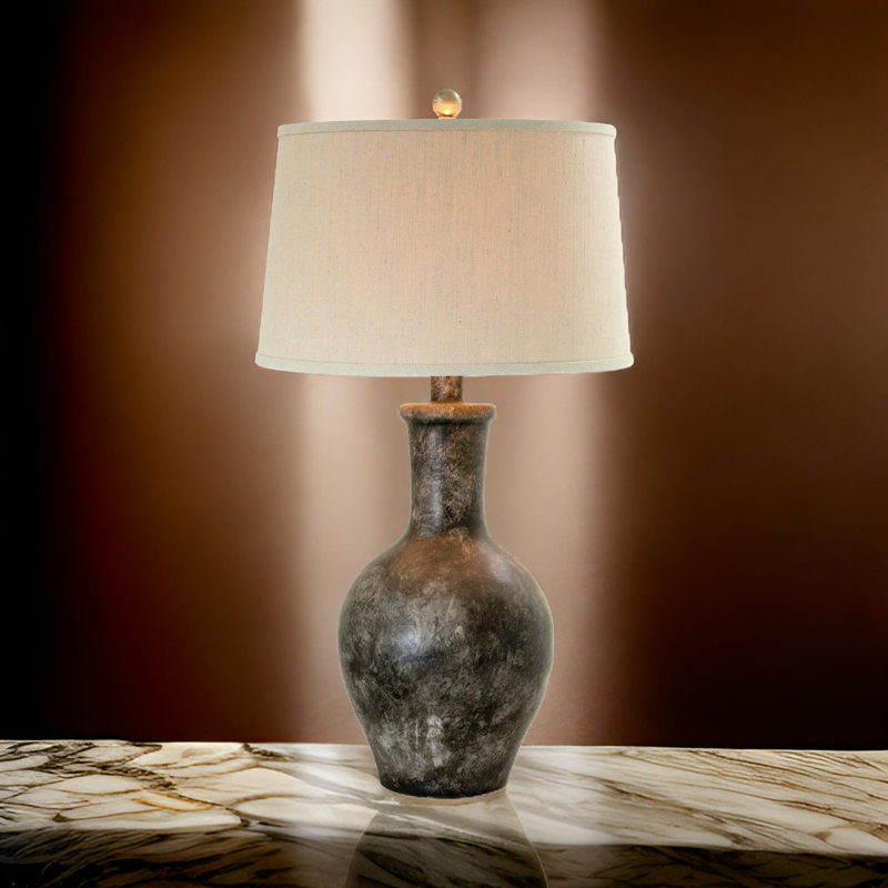 Lampe de table 29 po Llyr, Noir
