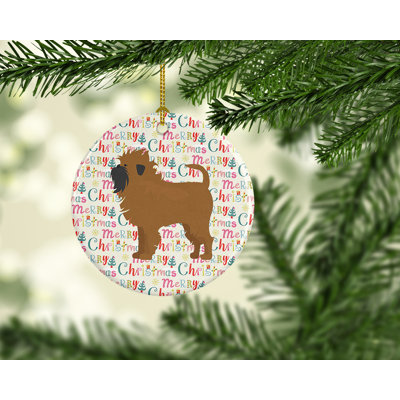 2.8'' Ceramic Animals Hanging Figurine Ornament