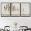 Pastel Forest Tree Abstract Landscape Modern Art Neutral Framed Canvas 3 Pieces Print Wall Art-129504173-83866042