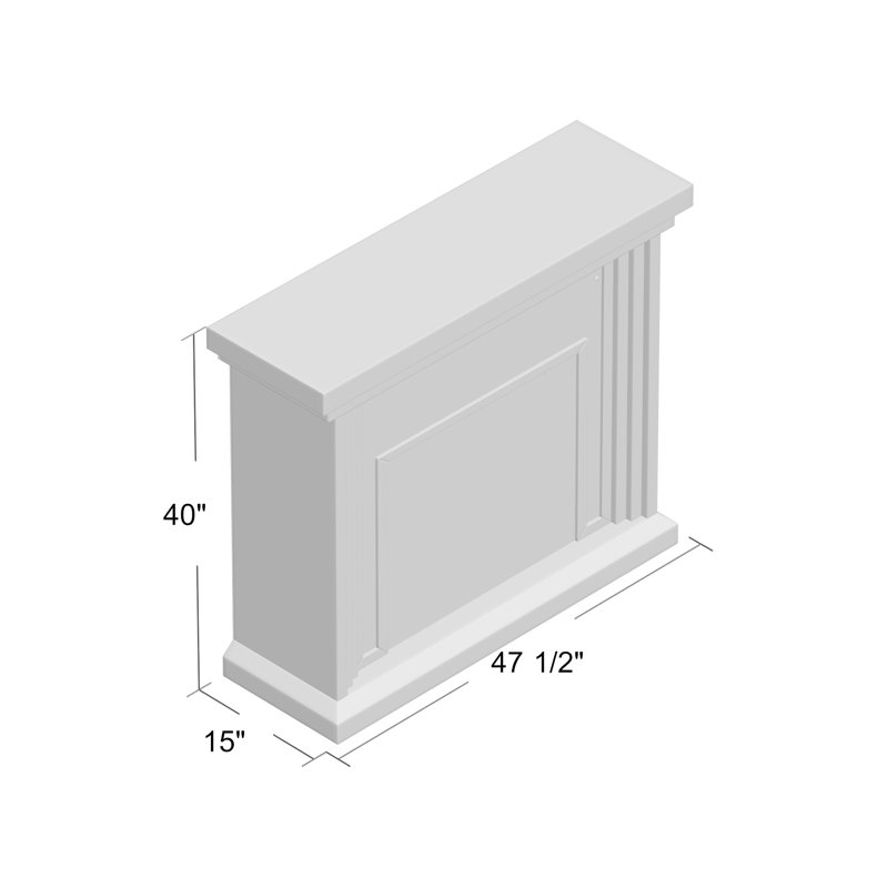 Speer 47.5'' W Electric Fireplace