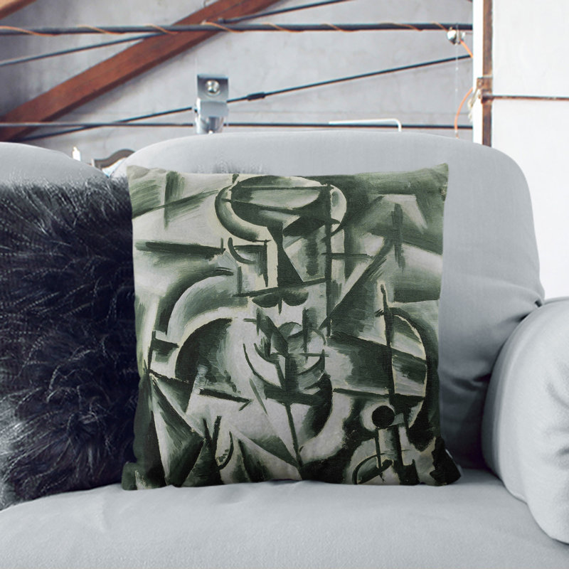Pijak By Josef Capek Square Throw Cushion, 40cm H x 40cm W x 15cm D