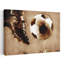 Dynamic Soccer Kick Contemporary Wall Art Print-1604837269