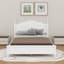 Lit plateforme en bois de style rétro avec support en lattes de bois-239406046-239406045