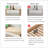 Andriena Full-size multifunctional bed with four storage drawers and  bookshelf, suitable for one person, in natural color