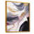 Toile avec cadre flottant or