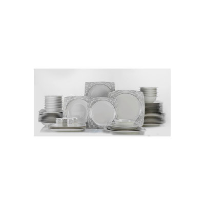 Felisha Dinnerware Set 56 Piece - Service for 12