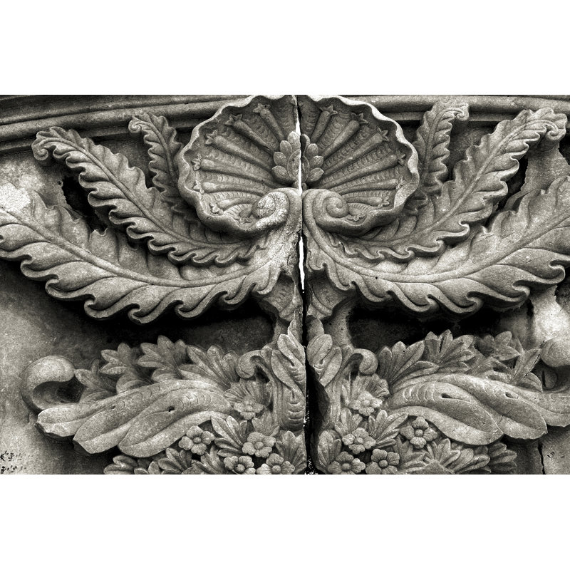 Stone Carving VIII by Tang Ling - Wrapped Canvas Print, 30cm H x 46cm W x 3.8cm D