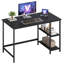 White 120 cm Writing Desk with Shelves-1428750836-1428756991-1434838189