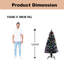 Lighted Artificial Christmas Tree-373842154