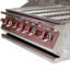 Cal Flame 4 - Burner Built-In Liquid Propane Infrared Gas Grill